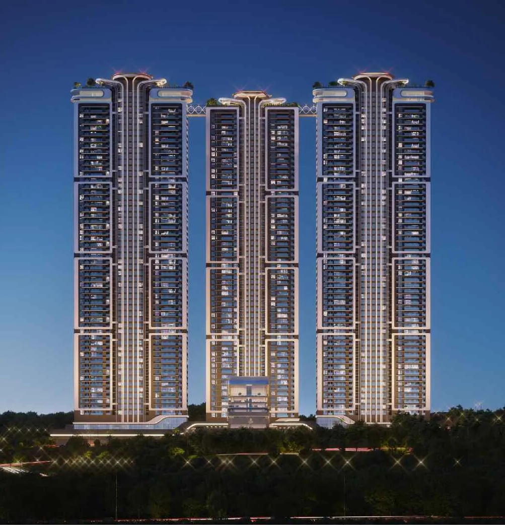 One by MSN, Neopolis The towers of One by MSN at dusk, MSN Realty’s first project at Neopolis, shown for representation