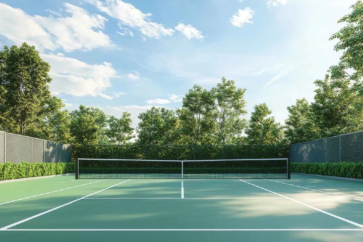 Tennis court at One by MSN